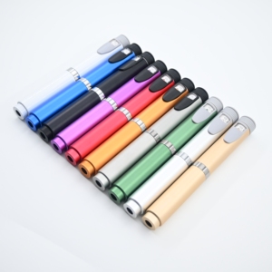 Nouveau <span class=keywords><strong>stylo</strong></span> <span class=keywords><strong>injecteur</strong></span> d'<span class=keywords><strong>insuline</strong></span> en métal noir réutilisable 0-60 UI avec étui pour cartouches de 3 ml - Product Image 2