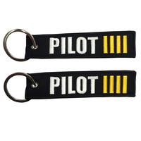 Porte-clés en tissu personnalisé brodé, en alliage de zinc, avec votre logo, taille personnalisée, promotion, souvenir UNQ - Vente chaude usine