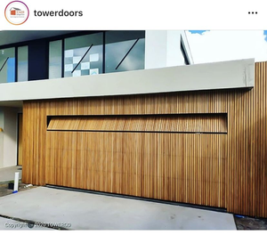 Portes <span class=keywords><strong>de</strong></span> <span class=keywords><strong>garage</strong></span> combinées plates pliantes en bois massif Application <span class=keywords><strong>de</strong></span> villa coupe-vent <span class=keywords><strong>Garage</strong></span> professionnel fabriqué <span class=keywords><strong>Entreprise</strong></span> à vendre - Product Image 2