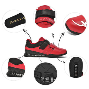 OEM logotipo personalizado zapatos de levantamiento de pesas punta más ancha material superior sintético Squat gimnasio <span class=keywords><strong>zapatillas</strong></span> hechas en China - Product Image 6