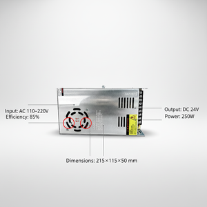 Transformateur haute puissance 24V 10A 600W, alimentation à découpage à sortie unique pour LED industrielles - Product Image 2
