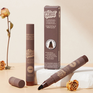 <span class=keywords><strong>Crayon</strong></span> à sourcils liquide waterproof 36H, pointe fourchette, effet poil à poil, longue tenue, anti-bavures, microblading, maquillage naturel, OEM ODM - Product Image 4