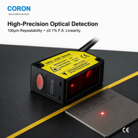 Capteur optique GLX-D100PUI PNP+Analogique 4-20mA/0-5VDC, capteur de déplacement laser, épaisseur 10035mm, indice de protection IP67, répétabilité 100µm