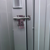 Abri de jardin préfabriqué en métal écologique pour l'extérieur, abri de jardin chinois bon marché avec porte à charnières verrouillable, résistant au feu, imperméable, serre