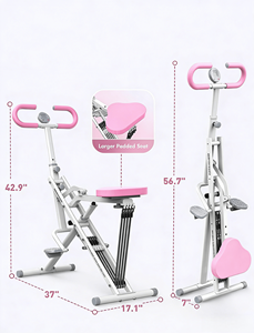 Equipo de Ejercicio Multifuncional para <span class=keywords><strong>Gimnasio</strong></span> en Casa, Simulador de Montar a <span class=keywords><strong>Caballo</strong></span>, Máquina de <span class=keywords><strong>Remo</strong></span>, Bicicleta Estática, Equipo de Entrenamiento de Cuerpo Completo para Ejercicio en Interiores - Product Image 4