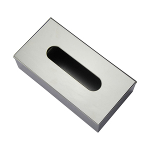 Boîte rectangulaire personnalisée en acier inoxydable, porte-papier, distributeur de serviettes de toilette, coffret de mouchoirs faciaux, porte-serviettes pour hôtel, maison, salle de bains - Product Image 4