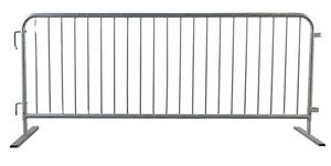 Barrières de contrôle des foules en acier galvanisé et revêtu de PVC, barricades piétonnières, pieds détachables, clôture écologique et imperméable, matériel - Product Image 3