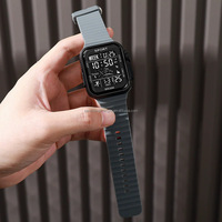 Reloj digital LED para hombre con cronógrafo, resistente al agua, duración de la batería de 2 años, correa de poliuretano, reloj deportivo 17