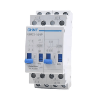 Relais miniature à signal pulsé scellé Chint NJMC1-16 4P AC 220V 16A de qualité industrielle