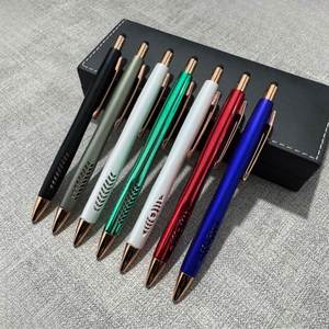 Metal Texture Plastic Ballpoint <b>Pen</b> with logo UV Shell High-Quality Gel <b>Pens</b> Wholesale Custom <b>Pen</b> Suitable for Corporate Gifts - Product Image 2