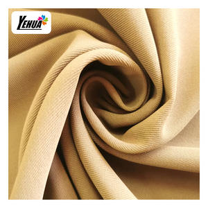 Échantillon gratuit 270gsm 100% polyester bleu foncé vêtements de travail uniforme tissu sergé tissé pour pantalon - Product Image 4