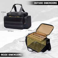 Bolsa de Tiro, Bolsa Táctica para Armas de Fuego con 3 Divisores Extraíbles