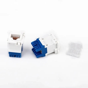 Connecteur Keystone <span class=keywords><strong>RJ45</strong></span> Cat6 UTP 8P8C OEM Type Australie, Insert de données mécanique à 180 degrés pour <span class=keywords><strong>prise</strong></span> murale Clipsal - Product Image 2
