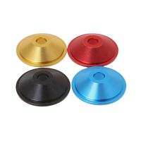 Tutup Headset Sepeda HSC02 dari Aluminium Alloy Warna-warni, Tutup Headset Sepeda MTB Road Bike, Penutup Stem Fork 1-1/8