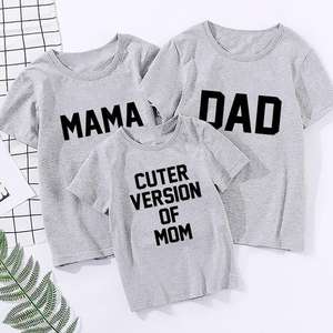 Conjuntos de Ropa de Alta Calidad para Padres e Hijos, Camiseta de Manga Corta, Conjuntos a Juego para Mamá e Hijo, Papá e Hija, Conjuntos de Mamá y Yo - Product Image 5
