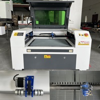 Máquina de Grabado Láser CO2 4060/9060/1490/1325, Grabador y Cortador de Madera de Múltiples Potencias, Máquina de Grabado de Vidrio y Corte de Acrílico