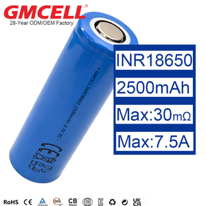 Batterie lithium 18650 2500mAh 3.7V INR18650 à décharge rapide 3C/10C pour lampe torche - Product Image 1
