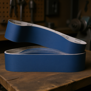 Bandes abrasives Fervi P100 bleues pour le ponçage du métal et du bois - Product Image 3