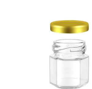 Mini <span class=keywords><strong>pot</strong></span> <span class=keywords><strong>de</strong></span> <span class=keywords><strong>miel</strong></span> en verre rond hexagonal transparent <span class=keywords><strong>de</strong></span> 45ml pour cadeaux <span class=keywords><strong>de</strong></span> table <span class=keywords><strong>de</strong></span> <span class=keywords><strong>mariage</strong></span> pour souvenirs d'invités - Product Image 6