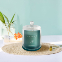 Coffret cadeau de luxe personnalisé avec cloche en verre, décoration d'intérieur, cadeaux de mariage pour invités, bougie parfumée en cire de soja