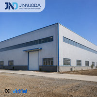 Entrepôt de stockage en structure métallique préfabriquée, personnalisable, haute efficacité, pour usage industriel