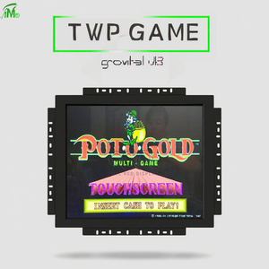 Pog 19 "4:<span class=keywords><strong>3</strong></span> Tỷ Lệ Khía Hình Hồng Ngoại Chơi Game Màn Hình IR 3M Màn Hình Cảm Ứng USB VGA Điều Kiện Mới Cho Đồng Tiền Hoạt Động Pog Trò Chơi Máy - Product Image 3