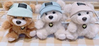 Porte-clés en peluche ours mignon de dessin animé créatif, personnalisé, doux, parfumé, animaux en peluche, breloque de sac, pendentif, poupée, porte-clés