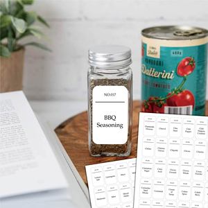 Conjunto de 216 Etiquetas de Vinil Pré-Impressas para Organização de Armazenamento de Cozinha, Minimalistas para Frascos de Temperos - Product Image 5