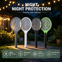Raquette anti-insectes physique, tapette à moustiques électrique, tapette à mouches rechargeable haute tension pour la maison