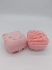 فرشاة حمام شامبو للكلاب للبيع بالجملة فرشاة تدليك الحصان والقطط والكلاب متعددة الوظائف فرشاة تنظيف شعر الحيوانات الأليفة من السيليكون ومشط - Product Image 3