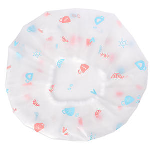 Gorro de Ducha EVA de Una Sola Capa, Moderno, con Estampado de Dibujos Animados, Alta Elasticidad e Impermeable, Excelente Estilo - Product Image 1