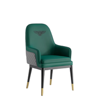 Chaises de salle à manger de style européen, meubles de restaurant, siège en cuir, chaises de salle à manger pour la cuisine, fauteuils de loisirs