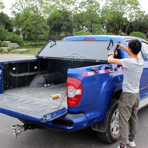 Couverture de benne rigide en alliage d'aluminium Benext à trois plis pour pick-up JAC Frison T6/T8, double cabine - Product Image 3