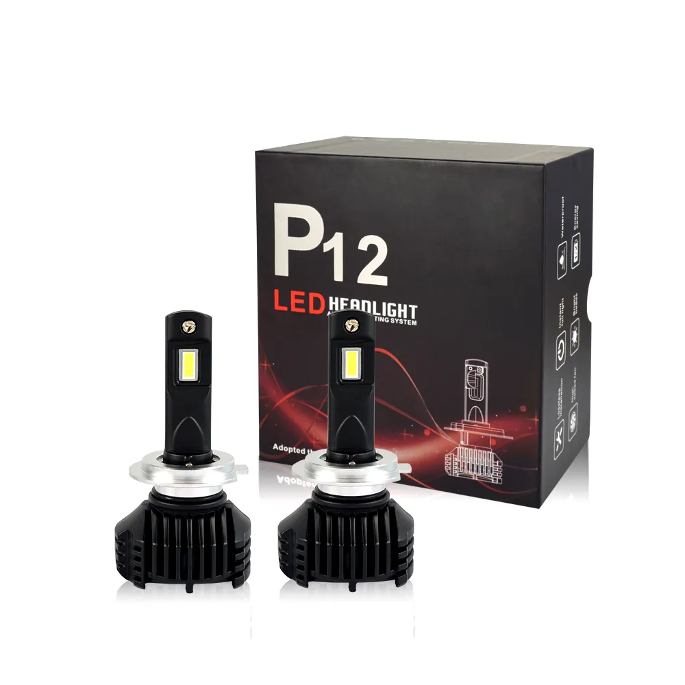 המרדף בהיר P12 H7 רכב להשתמש 1300lm 90W P12 pk g5 אוטומטי led פנס H7 led רכב תאורה p18 hid ערכת 6000k bi led