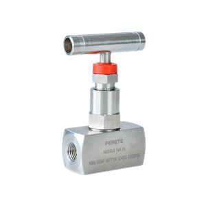 Áp lực cao 6000psi NPT thép không gỉ 316L kim van phẳng xử lý toàn cầu van vuông thủy lực kim van - Product Image 3