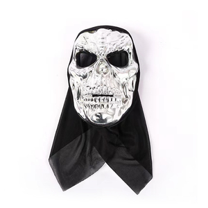 Masques d'Halloween Clown au visage de perruque Clown aux cheveux jaunes <span class=keywords><strong>Revenant</strong></span> 2 Masque de fête de cosplay Accessoires étranges et effrayants - Product Image 3