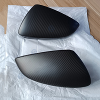 Coques de rétroviseurs latéraux noires en fibre de carbone sèche de haute qualité pour Audi A3 S3 RS3 8V 2013 2014 2015 – Remplacement des coques de rétroviseurs