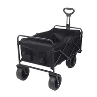 Chariot de camping pliable avec table intégrée pour pique-nique et livraison, idéal pour l'extérieur