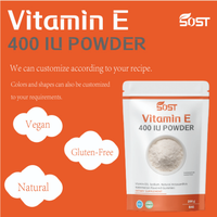Fabricant de vitamines, vitamine E de haute qualité 400 UI en poudre pour un soutien nutritionnel