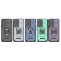Haute qualité pour Honor 200 Lite Sliding Camshield TPU + PC coque de téléphone antichoc avec support pour Honor 200 Warrior case