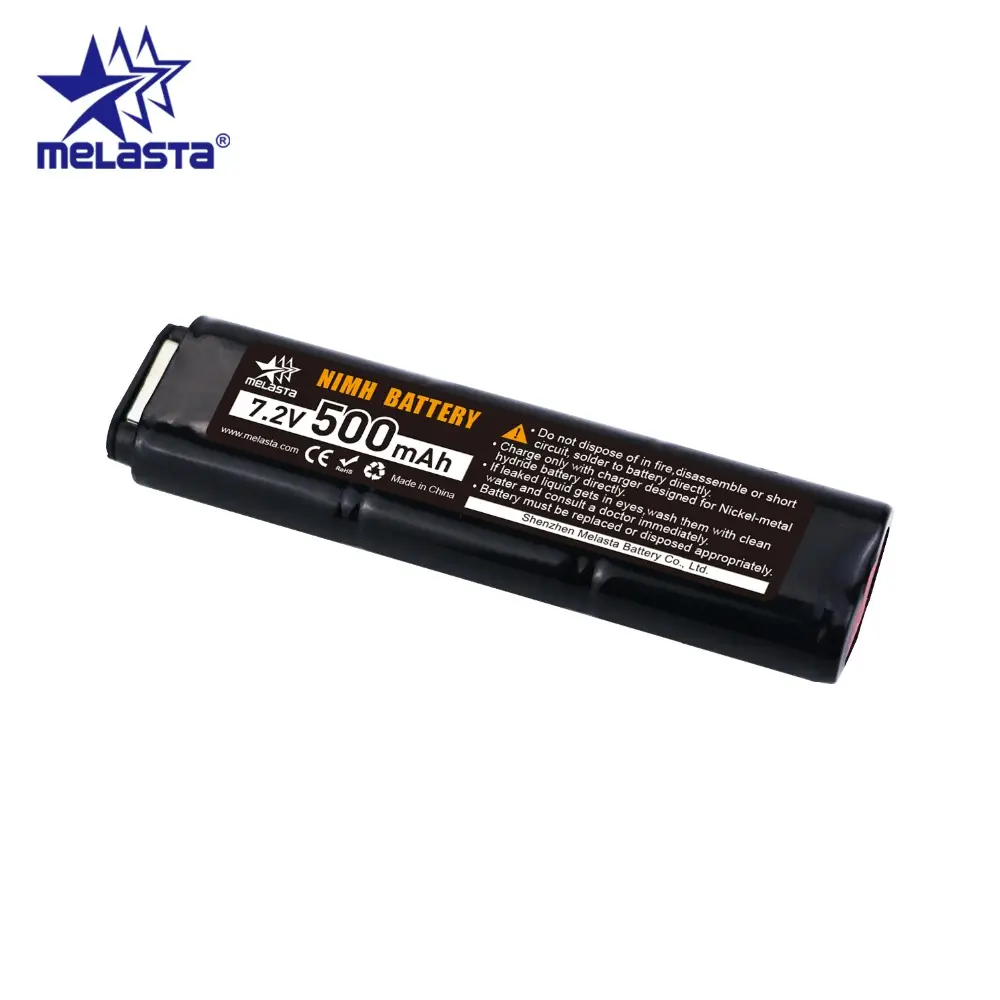 7.2V 500mAh 2/3N NIMH बैटरी के लिए CYMA Airsoft AEP CM030 CM121 CM122 CM123 CM125 CM126 CM127 marui 18C P8 में AEG M81 M84, और टीएम