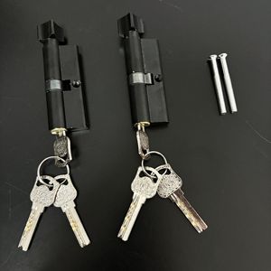 Cheap Single Open Aluminum-coated Zinc Black Interior <strong>Door</strong> Lock Cylinder with <strong>Knob</strong> and 3 Keys - Product Image 2