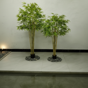 Albero di Bambù Artificiale Ecologico con Foglie in Plastica per Decorazioni Natalizie <span class=keywords><strong>e</strong></span> Pasquali - Product Image 2