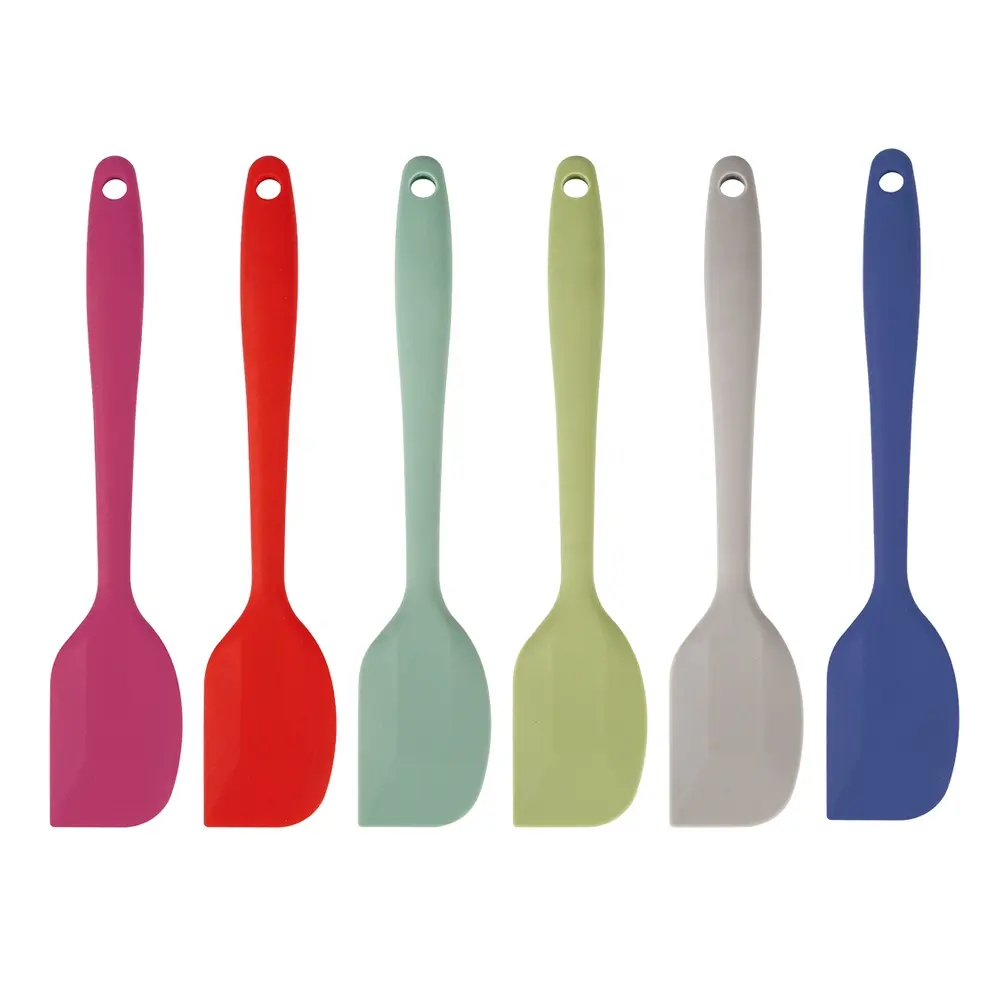 Spatule en silicone de gâteau de cuisine de grattoir sans BPA résistant à la chaleur antiadhésif pour des outils de cuisson