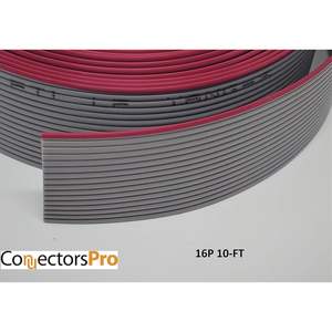 Cable Plano de 16 Pines Marvic International de 3 Metros para Conectores de Paso de 2.54 mm, Aislamiento de PVC, 16 Conductores - Product Image 4