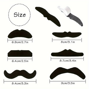 Giá rẻ 12pcs tự dính vui Đảng nhân tạo ria mép râu - Product Image 5