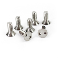 Vis de sécurité Torx, vis de sécurité Torx Plus, vis de sécurité à 2 trous, vis de sécurité à tête plate zinguée passivée