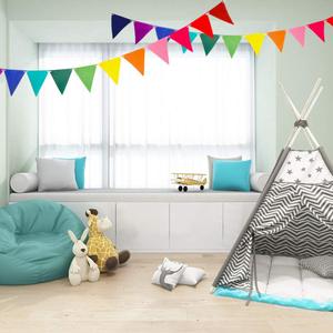 Custom <strong>Blank</strong> <strong>Felt</strong> <strong>Pennants</strong> Wholesale Rainbow <strong>Felt</strong> Fabric <strong>Pennant</strong> Banners - Product Image 5