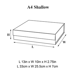 Phổ biến <span class=keywords><strong>A4</strong></span> nông đỏ có thể thay đổi Ribbon nam châm nắp có thể gập lại Quà Tặng đóng gói Box với tùy chỉnh in ấn - Product Image 6