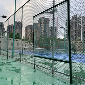 Tennis Wall <b>Net</b> <b>Mesh</b> Knotless Powder Coat Finish For Court Training Rebound Equipment - Product Image 1